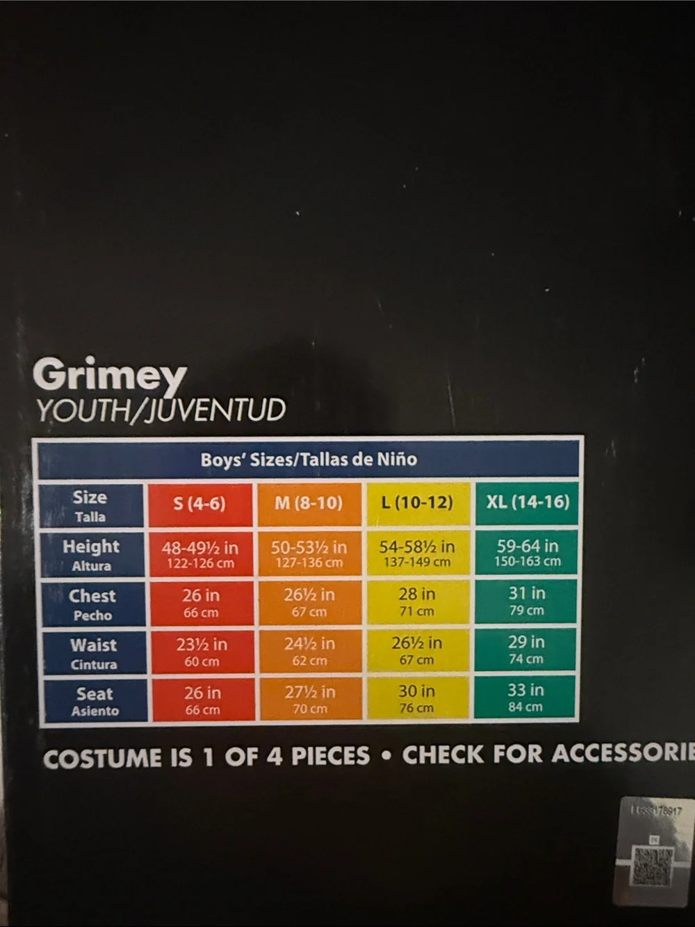 Fortnite Grimey Halloween Costume - M (8-10)